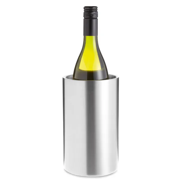 COOLIO Stainless steel bottle cooler Matt Silver