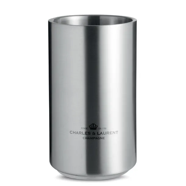 COOLIO Stainless steel bottle cooler Matt Silver