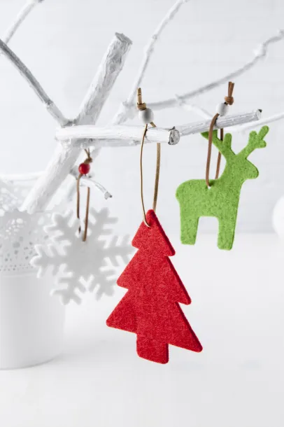 Yamra Christmas tree ornament, snowflake White