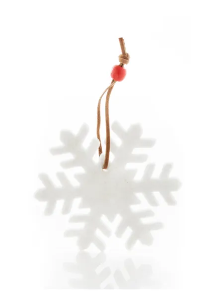 Yamra Christmas tree ornament, snowflake White