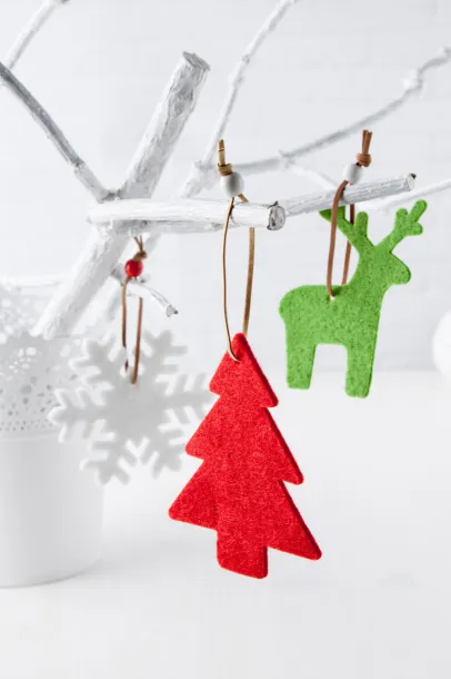 Yamra Christmas tree ornament, snowflake White