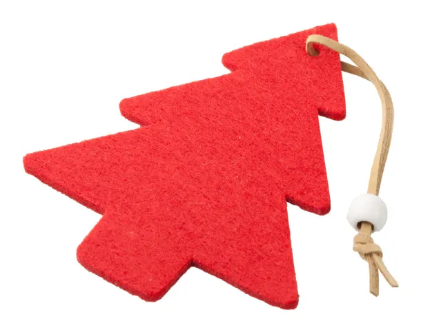 Yamra Christmas tree ornament, snowflake Red