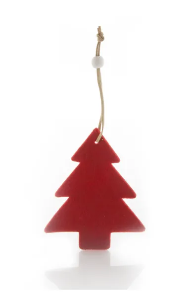 Yamra Christmas tree ornament, snowflake Red