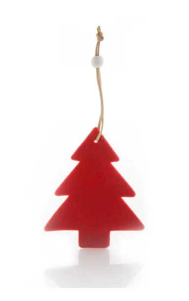 Yamra Christmas tree ornament, snowflake Red