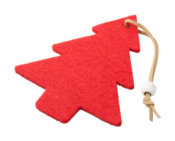 Yamra Christmas tree ornament, snowflake Red