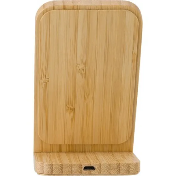  Wireless charger 5W, phone stand wood