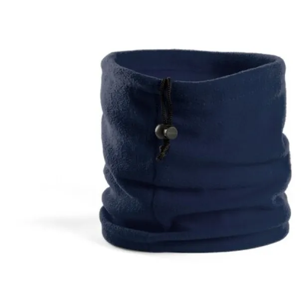  Neck warmer and hat, 2 in 1 navy blue