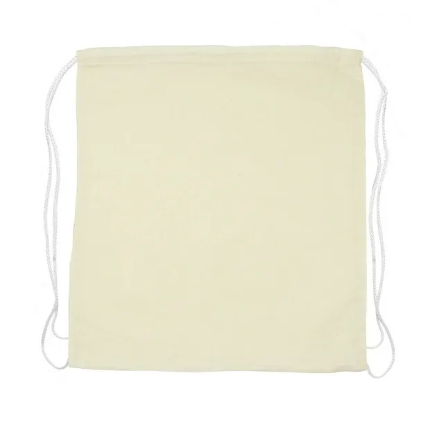  Cotton drawstring bag beige