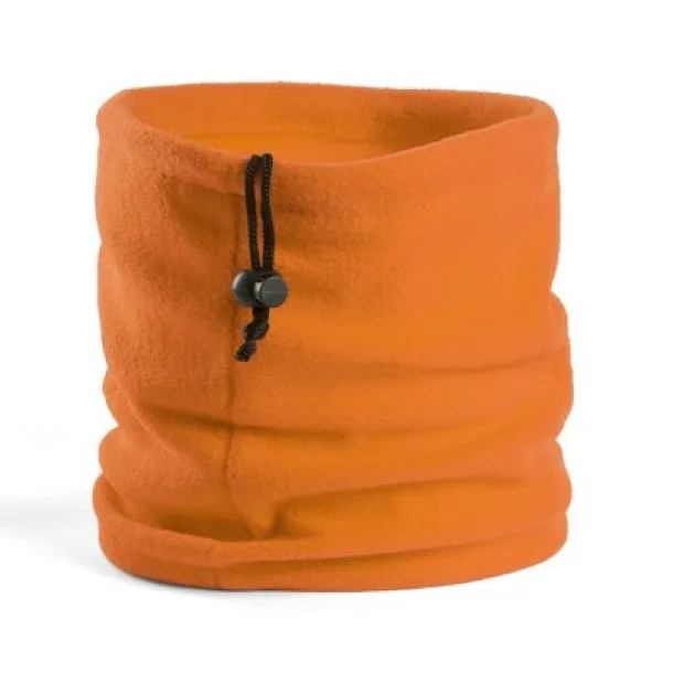  Neck warmer and hat, 2 in 1 orange