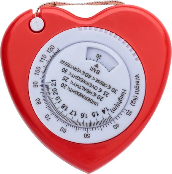 FRANCINE ABS BMI tape measure Crvena