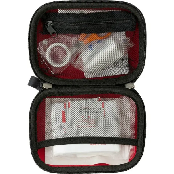  First aid kit in pouch, 16 pcs Crvena