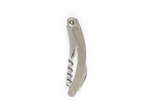 TWIST Bottle opener, corkscrew Silver