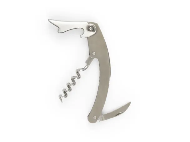 TWIST Bottle opener, corkscrew Silver