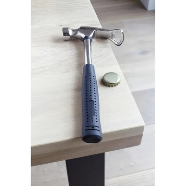  Hammer with bottle opener silver