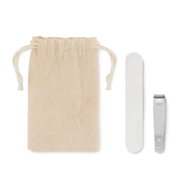 NAILS UP Manicure set in pouch Beige
