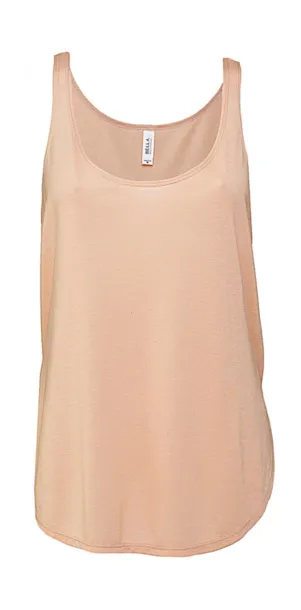  Women's Flowy Side Slit Tank - Bella+Canvas Peach