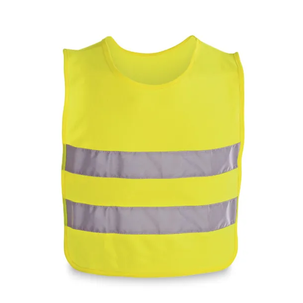 MIKE Reflective vest for children Yellow