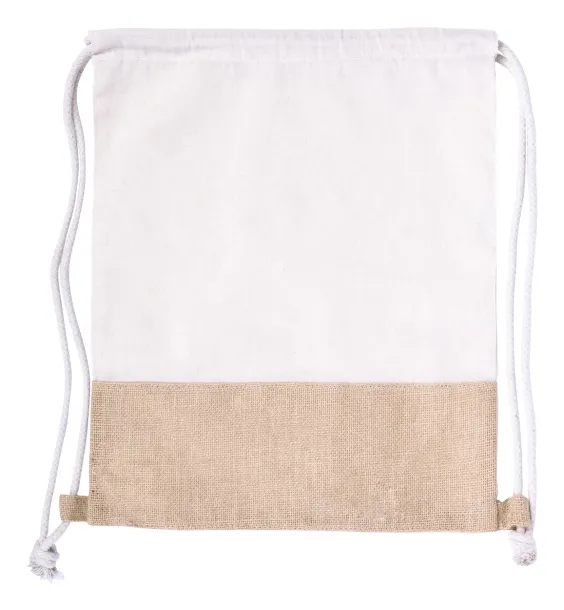 Badix drawstring bag White Natural