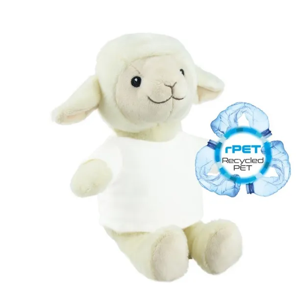 Cloudy RPET plush sheep beige