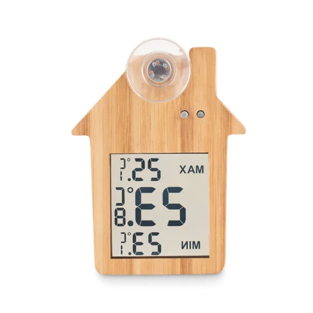 HISA Bamboo weather station Wood