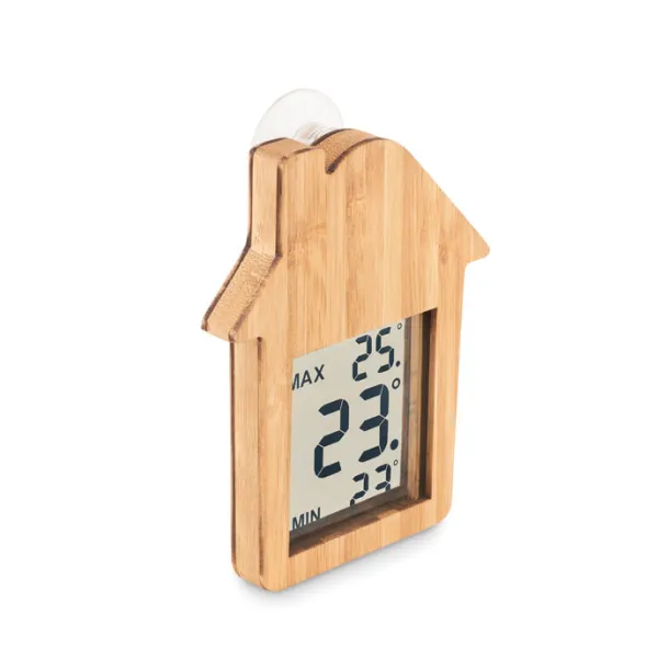 HISA Bamboo weather station Wood