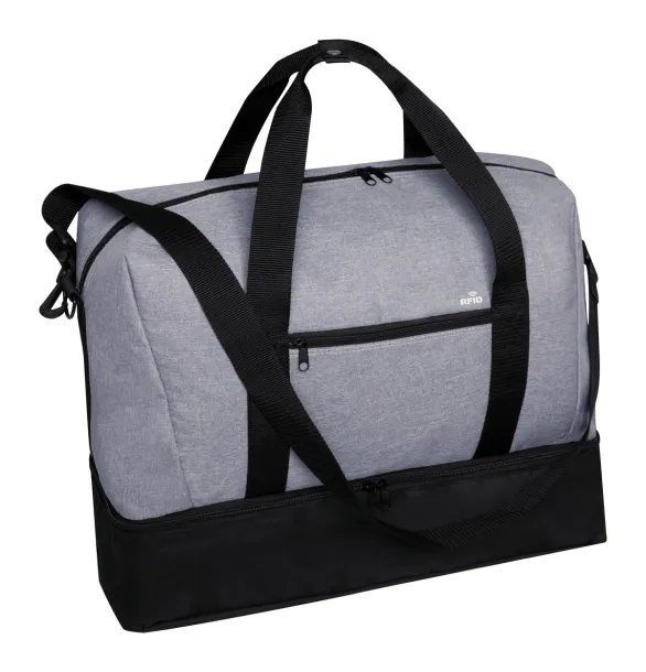Kanit sports bag ash grey Black