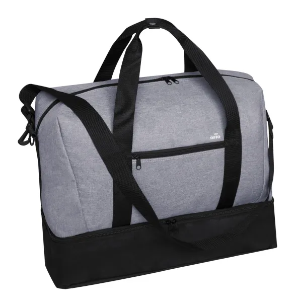 Kanit sports bag ash grey Black