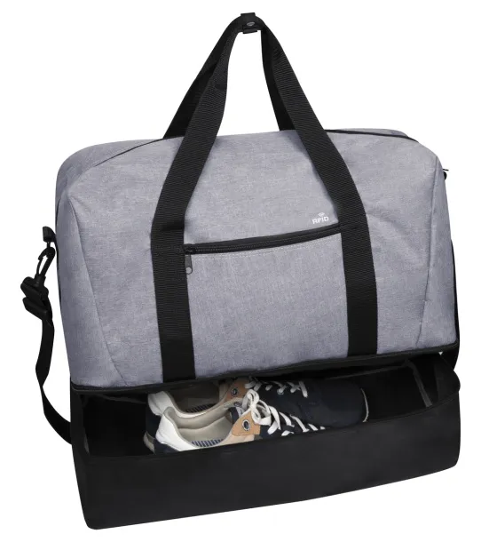 Kanit sportska torba ash grey Crna