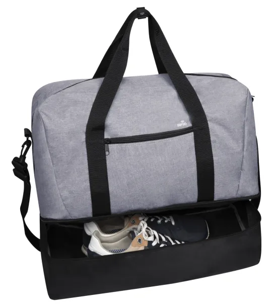 Kanit sports bag ash grey Black