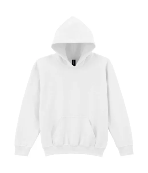  HEAVY BLEND™ YOUTH HOODED SWEATSHIRT - Gildan White