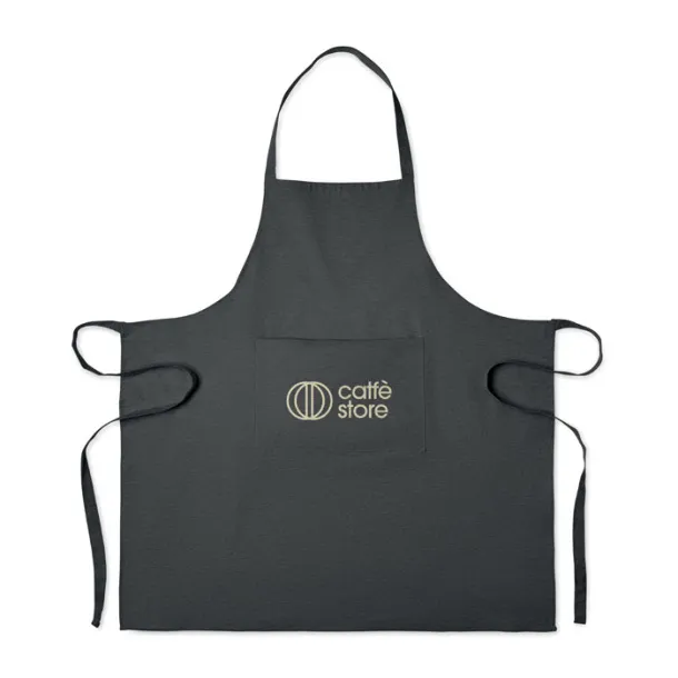 CUINA Recycled cotton Kitchen apron Black