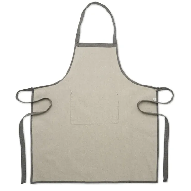 CUINA Recycled cotton Kitchen apron Black