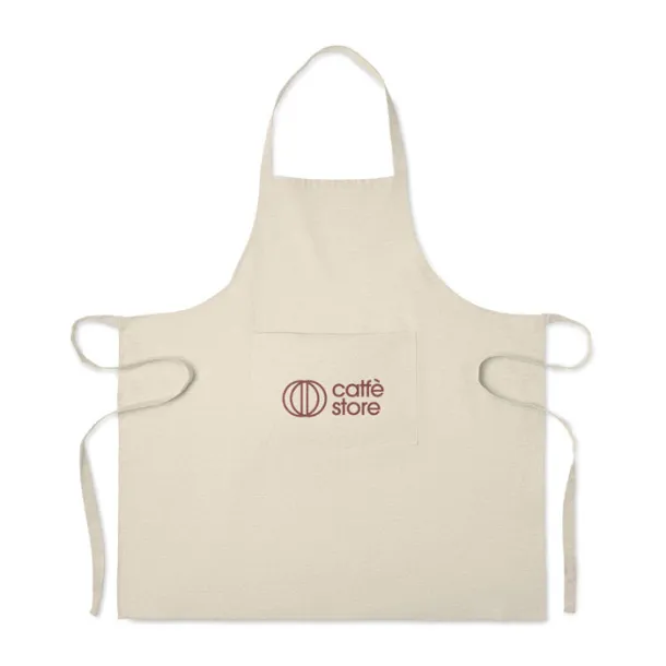 CUINA Recycled cotton Kitchen apron Beige