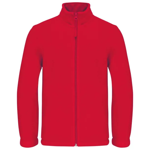  KIDS' FULL ZIP FLEECE JACKET - Kariban Red