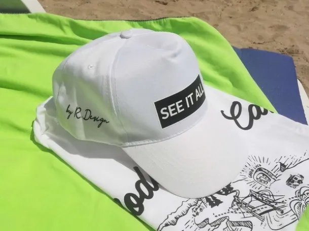 COIMBRA 5 panel cap White