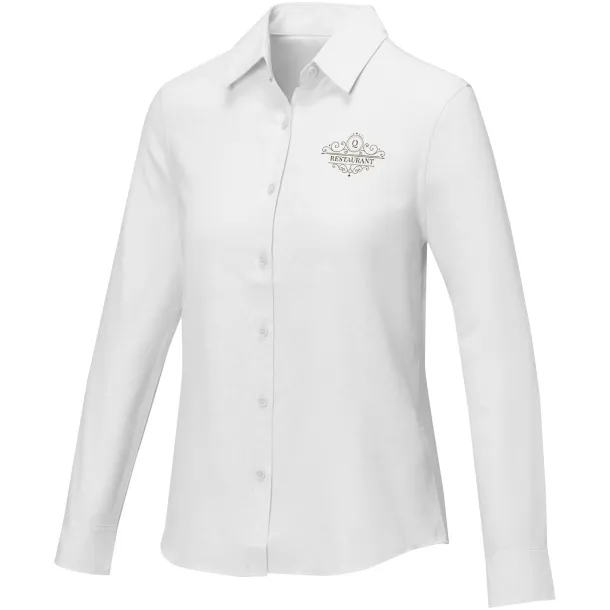 Pollux long sleeve women's shirt - Elevate Essentials White