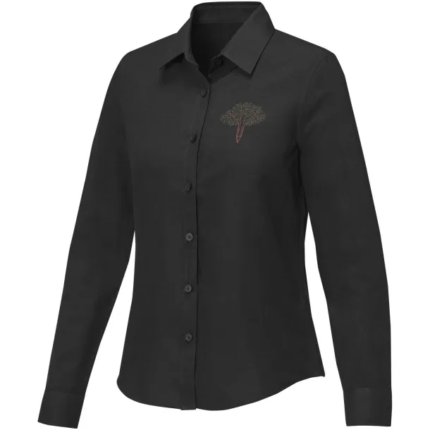 Pollux long sleeve women's shirt - Elevate Essentials Solid black