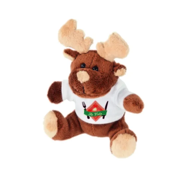 Comet White Plush reindeer brown