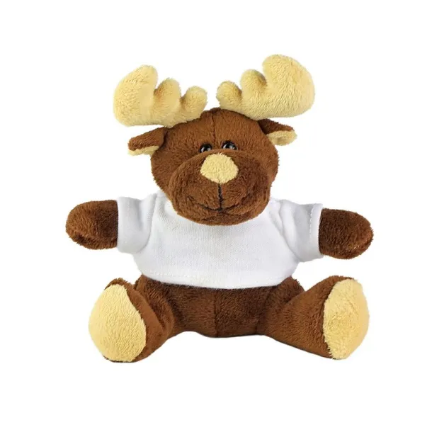 Comet White Plush reindeer brown