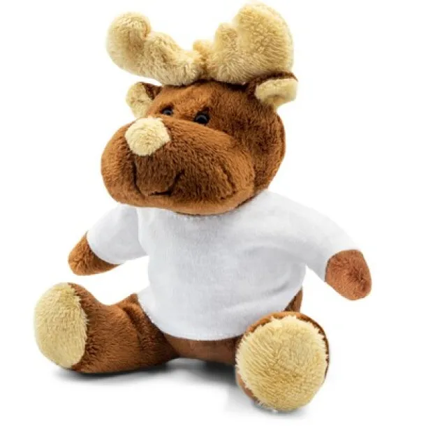 Comet White Plush reindeer brown