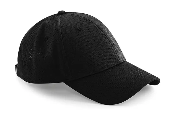  Air Mesh 6 Panel Cap - Beechfield Black