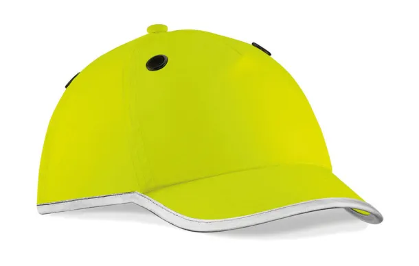  Enhanced-Viz EN812 Bump Cap - Beechfield Fluorescent Yellow