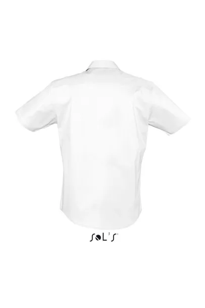  SOL'S BROADWAY - SHORT SLEEVE STRETCH MEN'S SHIRT - SOL'S White