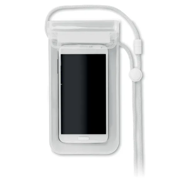 COLOURPOUCH Smartphone waterproof pouch Transparent white