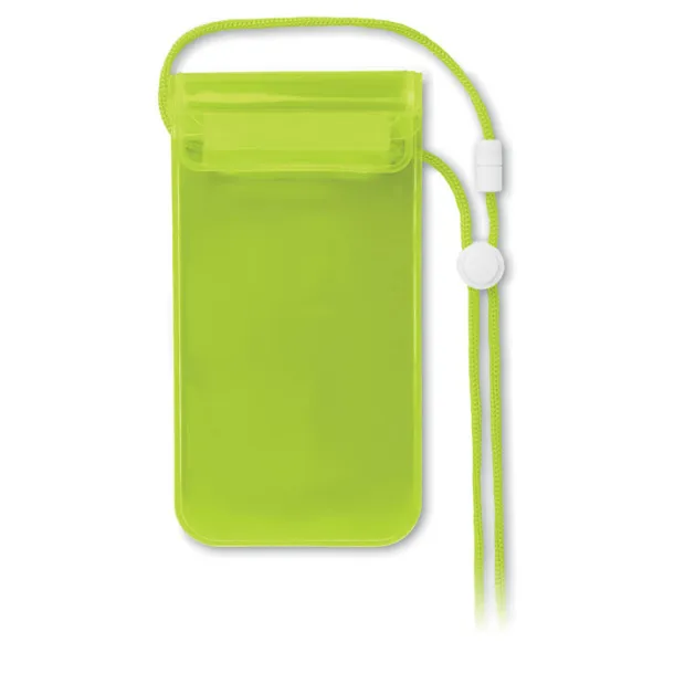 COLOURPOUCH vodootporna futrola za mobitel transparent green