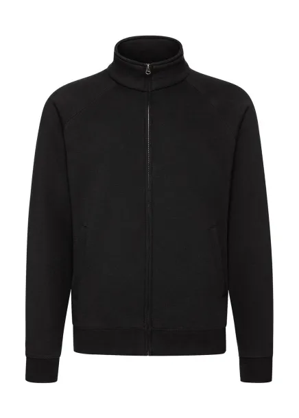  Premium Sweat Jacket - Fruit of the Loom Black