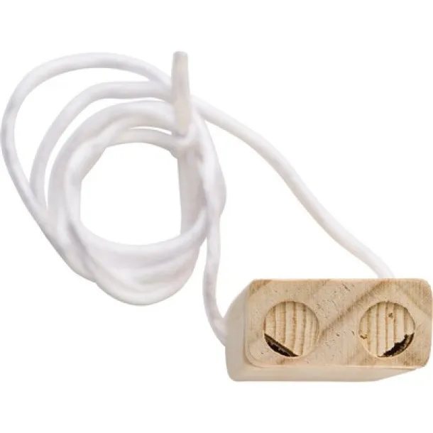  Whistle with neck cord white