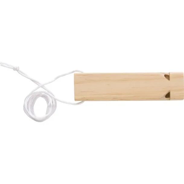  Whistle with neck cord white