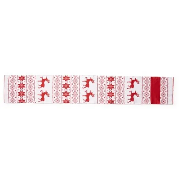  Scarf, Christmas pattern red