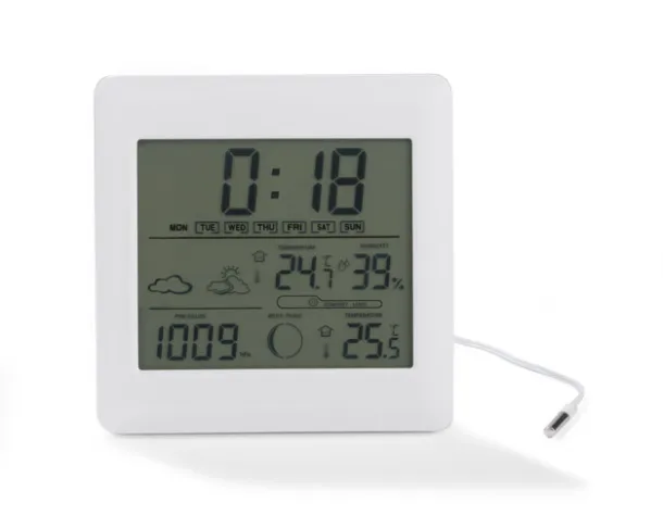 BINILO Weather station with barometer White